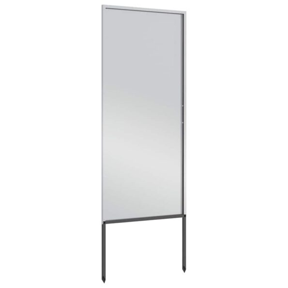 vidaXL Záhradná clona na súkromie Rezací Strieborná 50 x 140 cm – Obrázok 4