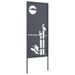 vidaXL Záhradná clona na súkromie Rezací Antracit 50 x 140 cm – Obrázok 8