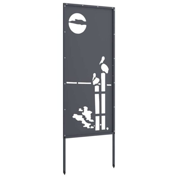 vidaXL Záhradná clona na súkromie Rezací Antracit 50 x 140 cm – Obrázok 5