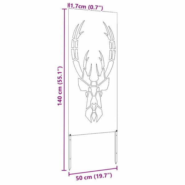 vidaXL Záhradná clona na súkromie Strieborná 50 x 140 cm – Obrázok 10