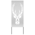 vidaXL Záhradný dekoratívny panel Strieborná 50 x 140 cm – Obrázok 2