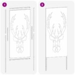 vidaXL Záhradný dekoratívny panel Hrdzavý 50 x 140 cm Zinkovaná oceľ – Obrázok 3