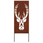 vidaXL Záhradný dekoratívny panel Hrdzavý 50 x 140 cm Zinkovaná oceľ – Obrázok 8