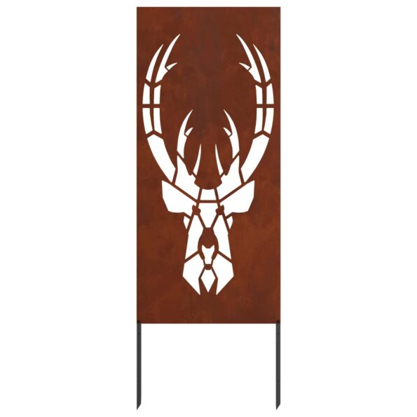 vidaXL Záhradný dekoratívny panel Hrdzavý 50 x 140 cm Zinkovaná oceľ – Obrázok 8