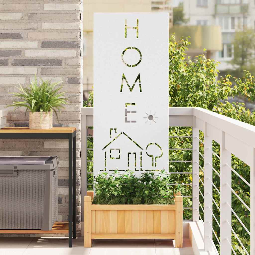 876337_1.jpg vidaXL Záhradná clona na súkromie Rezací Biela 50 x 140 cm – Obrázok 1