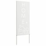 vidaXL Záhradná clona na súkromie Rezací Biela 50 x 140 cm – Obrázok 4