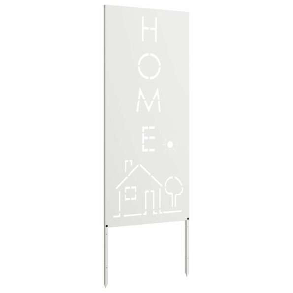 vidaXL Záhradná clona na súkromie Rezací Biela 50 x 140 cm – Obrázok 4