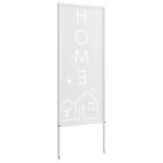 vidaXL Záhradná clona na súkromie Rezací Biela 50 x 140 cm – Obrázok 5