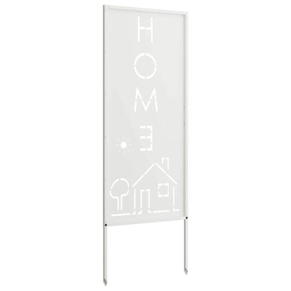 vidaXL Záhradná clona na súkromie Rezací Biela 50 x 140 cm – Obrázok 5