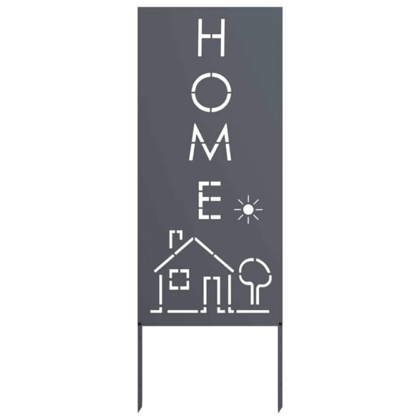 vidaXL Záhradný dekoratívny panel Antracit 50 x 140 cm – Obrázok 2