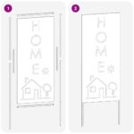 vidaXL Záhradný dekoratívny panel Antracit 50 x 140 cm – Obrázok 8