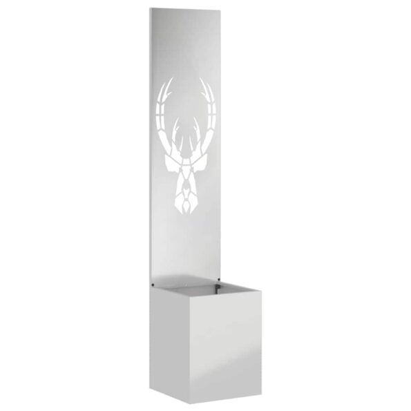 vidaXL Záhradná clona na súkromie Strieborná 32 x 140 cm – Obrázok 2