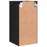 vidaXL Závesná skrinka s poličkou Riga Čierny dub 30 x 29,5 x 60 cm – Obrázok 7