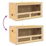 vidaXL Terárium Hnedá 80 x 40 x 40 cm OSB – Obrázok 11