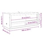 vidaXL Terárium Hnedá 100 x 40 x 40 cm OSB – Obrázok 13