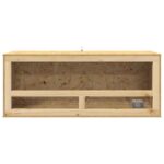 vidaXL Terárium Hnedá 100 x 40 x 40 cm OSB – Obrázok 6