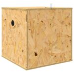vidaXL Terárium Hnedá 40 x 40 x 40 cm OSB – Obrázok 8