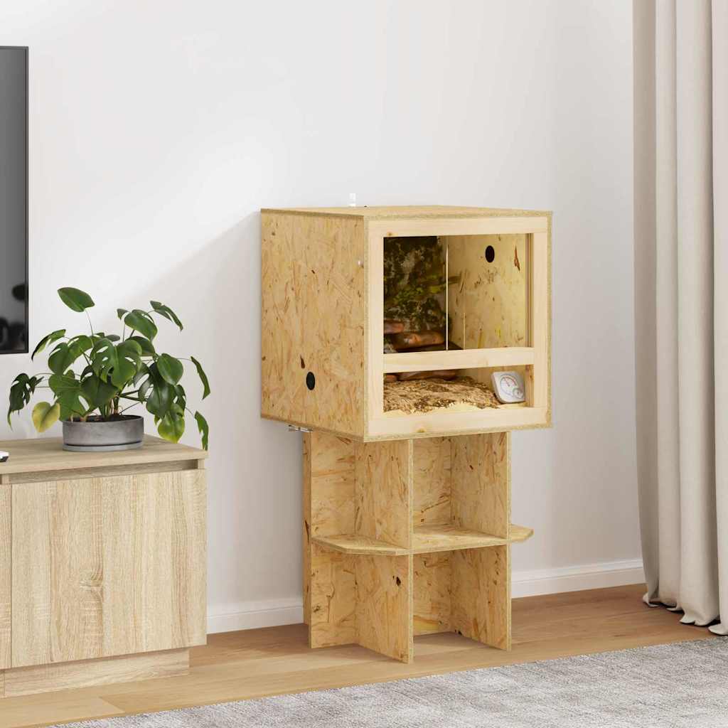 876728_1.jpg vidaXL Terárium Hnedá 50 x 50 x 50 cm OSB – Obrázok 1