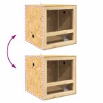 vidaXL Terárium Hnedá 50 x 50 x 50 cm OSB – Obrázok 11