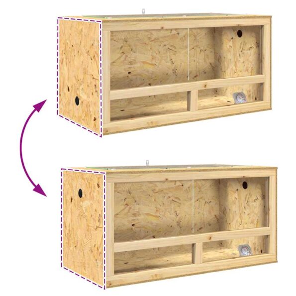 vidaXL Terárium Hnedá 50 x 100 x 50 cm OSB – Obrázok 11