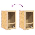 vidaXL Terárium Hnedá 50 x 50 x 80 cm OSB – Obrázok 11