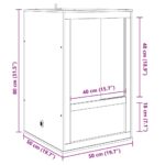 vidaXL Terárium Hnedá 50 x 50 x 80 cm OSB – Obrázok 13