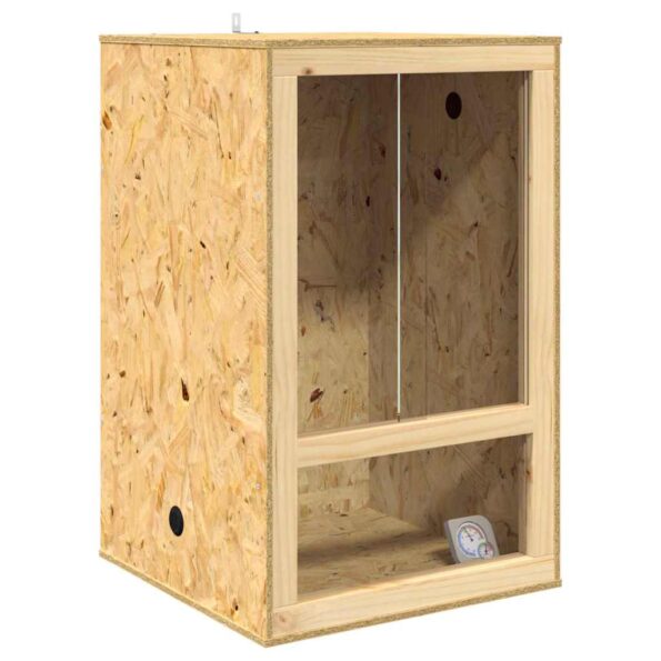 vidaXL Terárium Hnedá 50 x 50 x 80 cm OSB – Obrázok 2