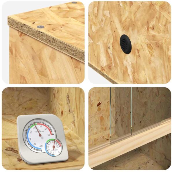 vidaXL Terárium Prírodná 50 x 50 x 100 cm OSB – Obrázok 10