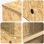 vidaXL Terárium Hnedá 50 x 50 x 80 cm OSB – Obrázok 10