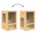 vidaXL Terárium Hnedá 50 x 50 x 80 cm OSB – Obrázok 11