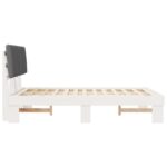 vidaXL Rám postele s čalúneným čelom Svetlosivá 140 x 200 cm – Obrázok 6