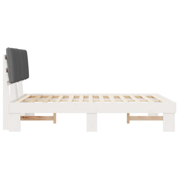 vidaXL Rám postele s čalúneným čelom Svetlosivá 140 x 200 cm – Obrázok 6