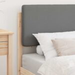 vidaXL Rám postele s čalúneným čelom Svetlosivá 75 x 190 cm – Obrázok 3