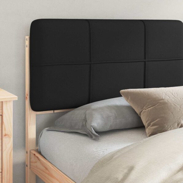 vidaXL Rám postele s čalúneným čelom Čierna 180 x 200 cm – Obrázok 3