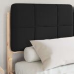 vidaXL Rám postele s čalúneným čelom Čierna 160 x 200 cm – Obrázok 3