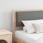 vidaXL Zadné čelo Iný Hnedá 200 cm Borovicový masív