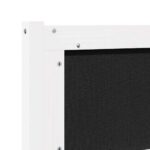 vidaXL Zadné čelo Iný Biela 200 cm Borovicový masív – Obrázok 8