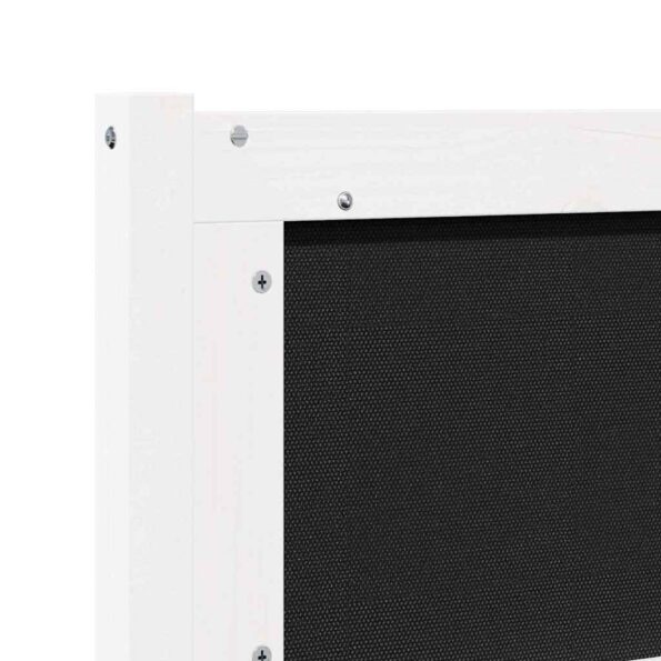 vidaXL Zadné čelo Iný Biela 200 cm Borovicový masív – Obrázok 8