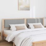 vidaXL Zadné čelo Iný Hnedá 180 cm Borovicový masív – Obrázok 3