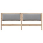 vidaXL Zadné čelo Iný Hnedá 180 cm Borovicový masív – Obrázok 4