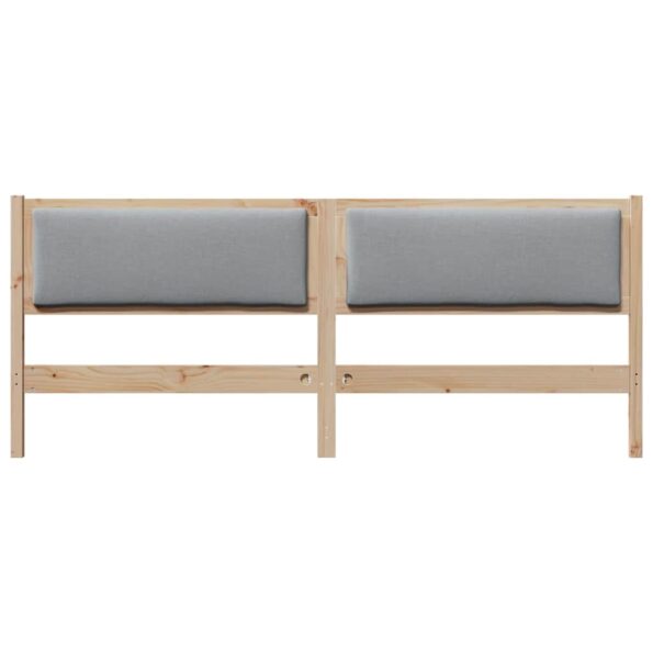 vidaXL Zadné čelo Iný Hnedá 180 cm Borovicový masív – Obrázok 4