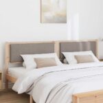 vidaXL Zadné čelo Iný Hnedá 180 cm Borovicový masív – Obrázok 3