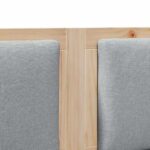 vidaXL Zadné čelo Iný Hnedá 160 cm Borovicový masív – Obrázok 7