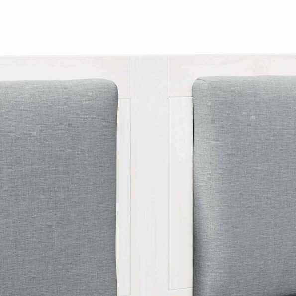 vidaXL Zadné čelo Iný Biela 160 cm Borovicový masív – Obrázok 7