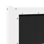 vidaXL Zadné čelo Iný Biela 160 cm Borovicový masív – Obrázok 8