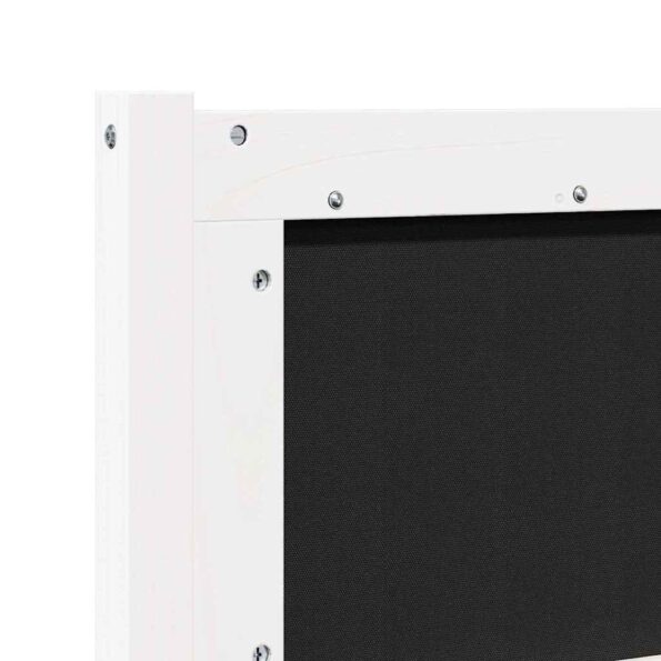 vidaXL Zadné čelo Iný Biela 160 cm Borovicový masív – Obrázok 8