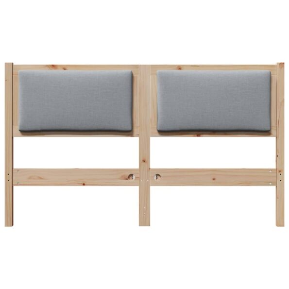 vidaXL Zadné čelo Iný Hnedá 150 cm Borovicový masív – Obrázok 4