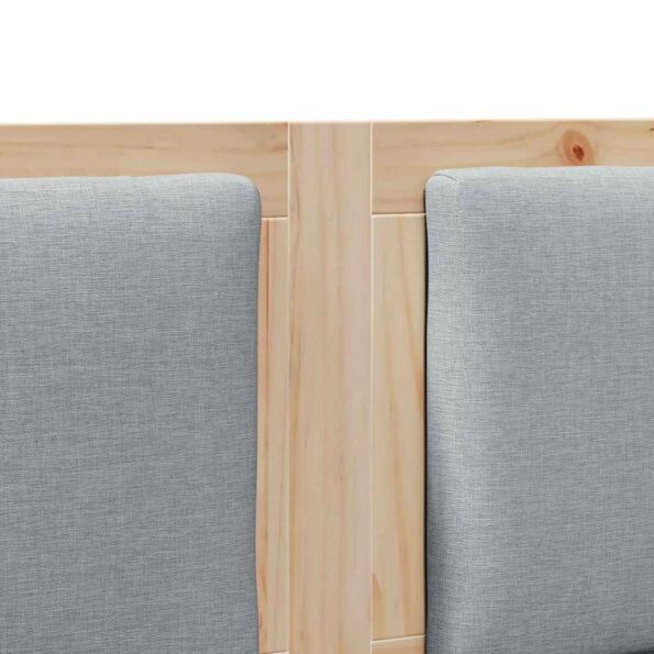 vidaXL Zadné čelo Iný Hnedá 150 cm Borovicový masív – Obrázok 7