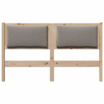 vidaXL Zadné čelo Iný Hnedá 150 cm Borovicový masív – Obrázok 4