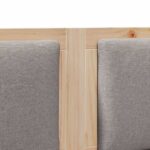 vidaXL Zadné čelo Iný Hnedá 150 cm Borovicový masív – Obrázok 7